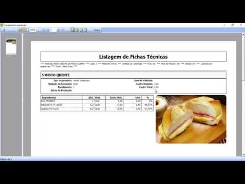 Tela do vídeo Relatórios do Back Office